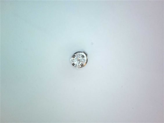 Solo pendiente Studex in Acero Zirconia 7522-0400 - 7522-0400